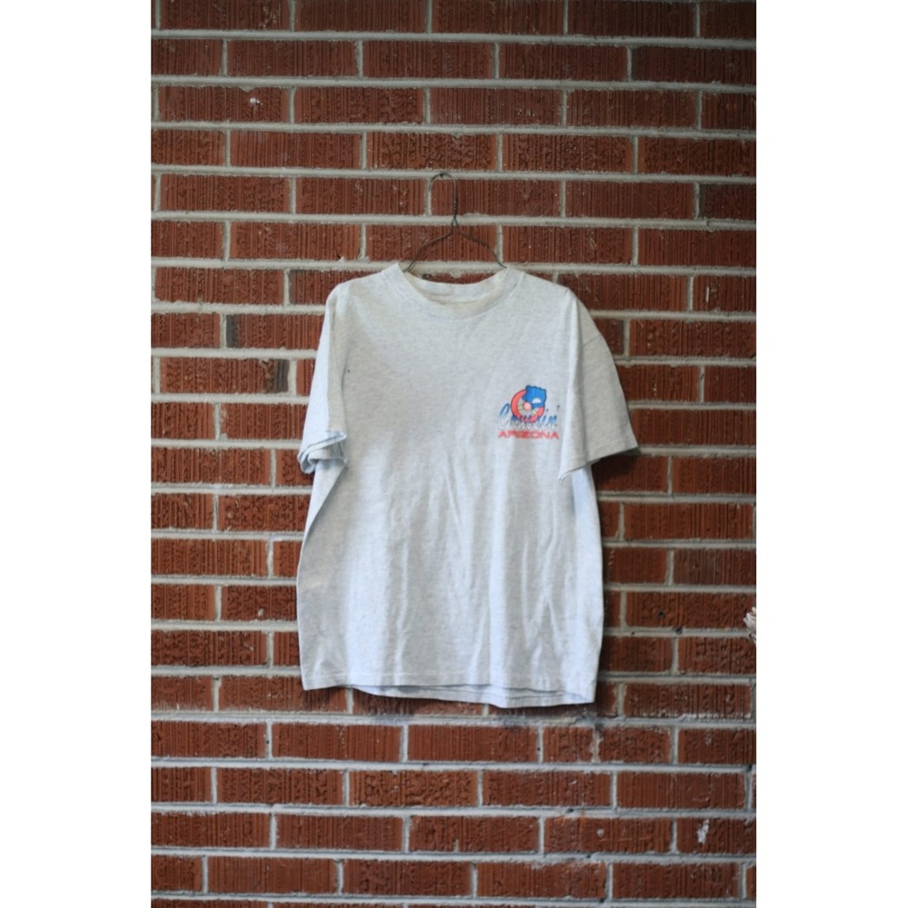 Vintage Delta Route 66 America's Main Street T-Shirt Grey Made in USA Large
